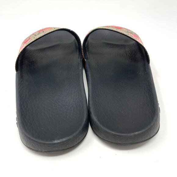 Gucci GG Blooms Supreme Floral Slide Slip On Rubber Sandals Flats EU 37 - Picture 5 of 13